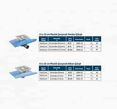 LINE 11 - 15x15 PASLANMAZ ÇELİK ÇERÇEVELİ MODELLER