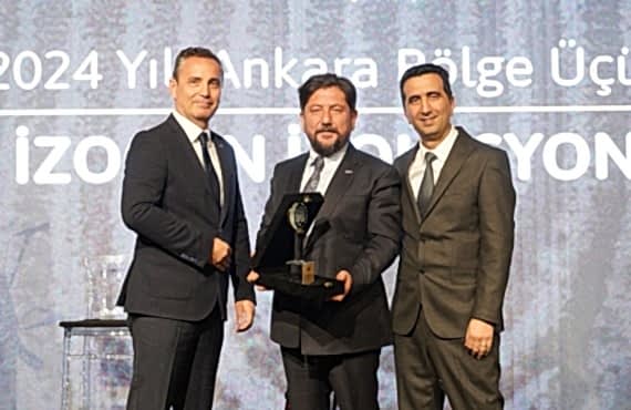 İzocam 2024 Bölge 3.lüğü Ödülümüzü Teslim Aldık
